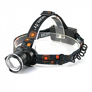 Фонарь налобный YM-8002-P90 XH P90 + аккум 2*18650 + зарядка micro Zoom лампа повышенной яркости