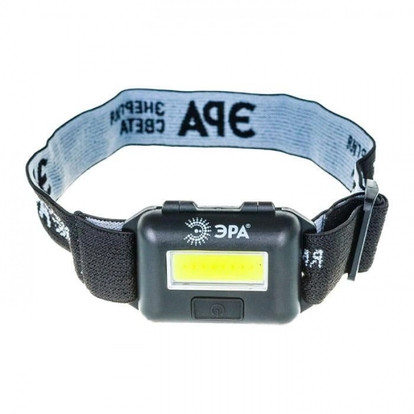 Фонарь налобный ЭРА GB-607 IP44 5 Вт 3*AAA черный