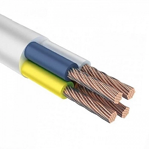 Провод Автопровод ПВС-Т 4*4.0 белый