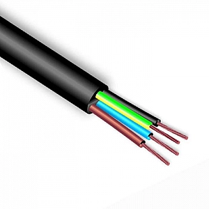 Кабель Electraline 14014 4/4 телефонный черный