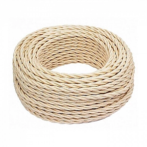 Провод Bironi B1-424-719-150 2*1.5 мм.кв песочное золото 150 м