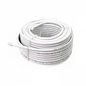 Кабель Автопровод SAT-50 антенный белый