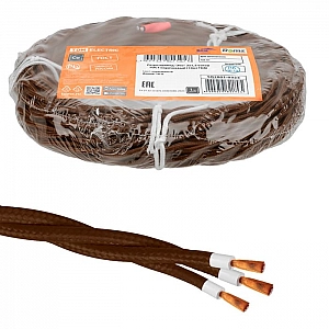 Провод TDM Electric SQ2801-0323 3*1.5 мм.кв коричневый 10 м