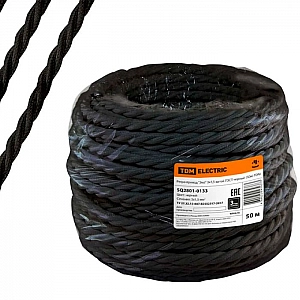 Провод TDM Electric Эко SQ2801-0133 3*1.5 витой черный. Изображение - 1