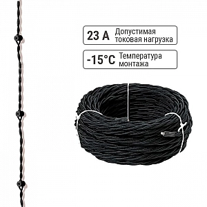 Провод TDM Electric Эко SQ2801-0131 2*1.5 витой черный. Изображение - 2
