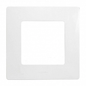 Рамка Legrand Etika 672501 1 пост белая