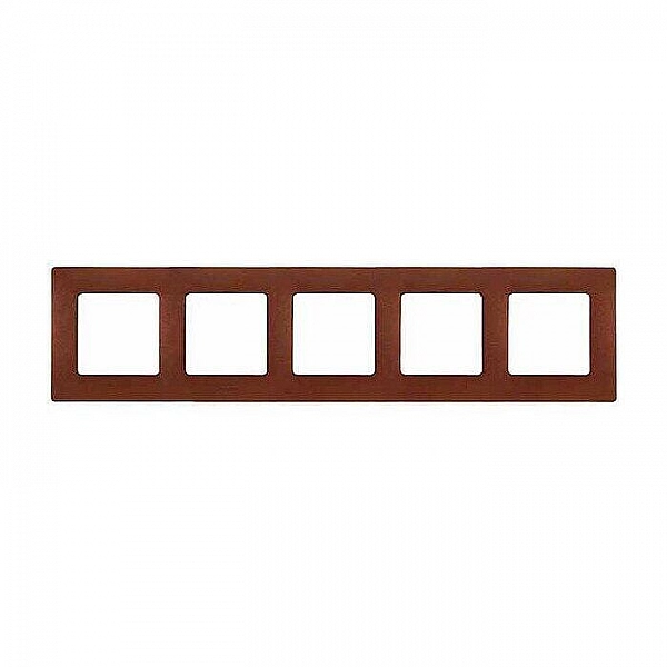 Рамка Legrand Etika 672575 5 постов какао