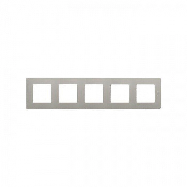 Рамка Legrand Etika 672525 5 постов светлая галька