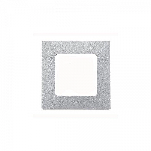 Рамка Legrand Etika 672551 1 пост алюминий