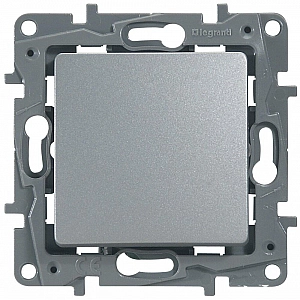 Выключатель Legrand Etika 672401 1 клавиша алюминий