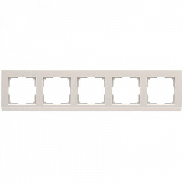 Рамка Werkel Stark WL04-Frame-05/W0051803-ivory 5 постов слоновая кость