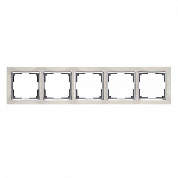 Рамка Werkel Snabb WL03-Frame-05/W0051903-ivory 5 постов слоновая кость