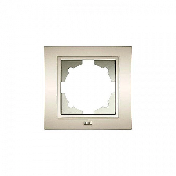 Рамка EL-BI Zena 608-011400-271 1 пост титан