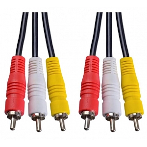 Кабель Perfeo R3103 3*RCA вилка - 3*RCA вилка длина 1.5 м