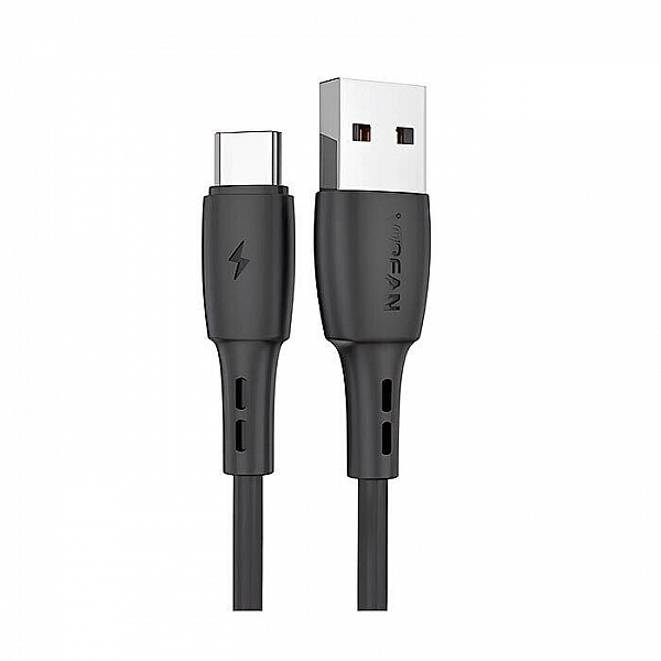 USB-кабель Vipfan X05 USB-Type-C Cable 3A для зарядки мобильных телефонов 2 м черный
