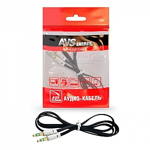 Кабель AVS AU-61 с разъемом 3.5 jack - 3.5 jack аудио 1 м