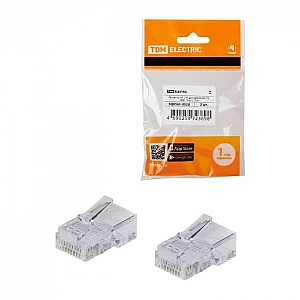 Разъем для кабеля TDM Electric SQ0561-0028 кат.5Е RJ-45 UTP 8P8C 2 шт