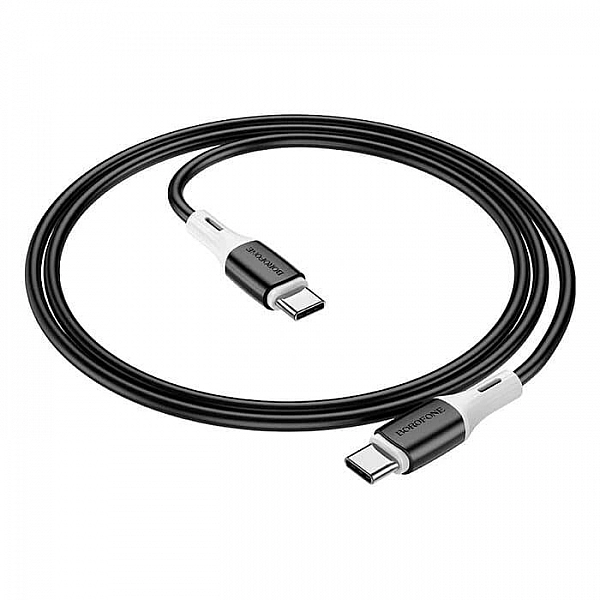 Кабель Borofone BX79 Type-C - USB 3А черный силиконовый 1 м