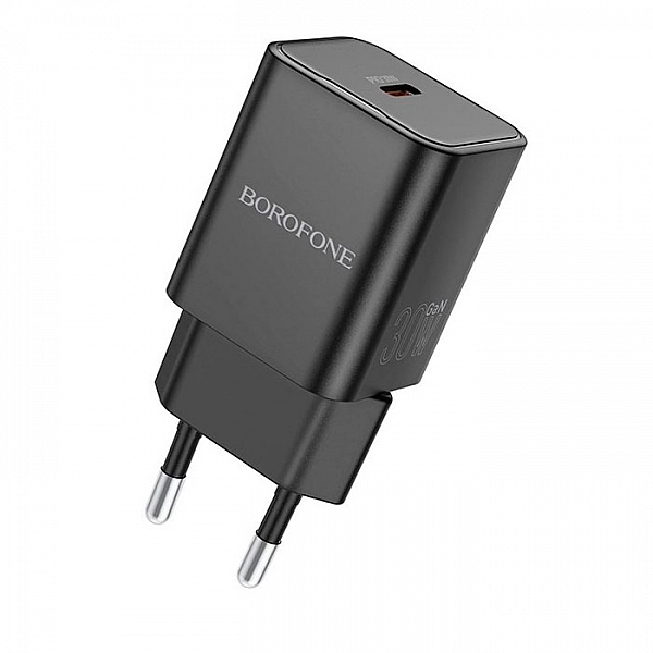 Сетевое зарядное устройство Borofone BN13 один порт Type-C PD30W черный