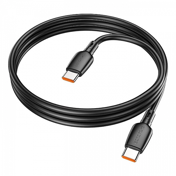 Кабель Borofone BX93 Type-C - Type-C 100W черный 1 м