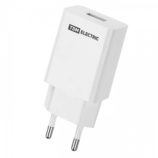 Сетевое зарядное устройство TDM SQ1810-0003 USB белый