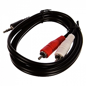 Кабель Perfeo J2001 Jack 3.5 мм вилка - 2*RCA вилка длина 1 м