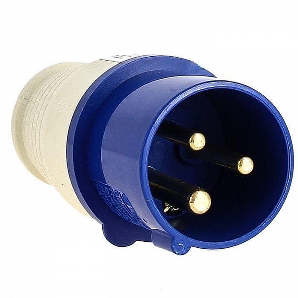 Вилка ETP 67313 013 2Р+РЕ с заземлением 16А 220В