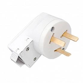 Вилка к электроплите Bylectrica В32-001 с заземлением штепсельная белая