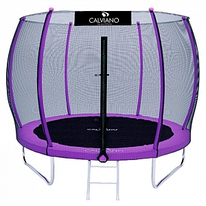 Батут Calviano 10ft Outside master purple 312 см пружинный с защитной сеткой