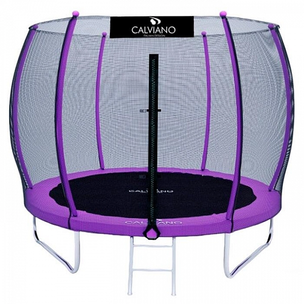 Батут Calviano 10ft Outside master purple 312 см пружинный с защитной сеткой