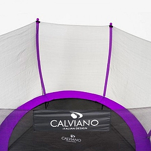 Батут Calviano 10ft Outside master purple 312 см пружинный с защитной сеткой. Изображение - 1