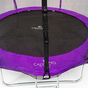 Батут Calviano 8ft Outside master purple 252 см пружинный с защитной сеткой. Изображение - 2