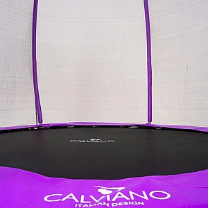 Батут Calviano 8ft Outside master purple 252 см пружинный с защитной сеткой. Изображение - 3
