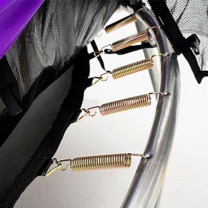 Батут Calviano 8ft Outside master purple 252 см пружинный с защитной сеткой. Изображение - 5