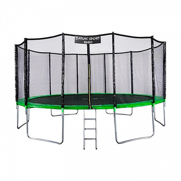 Батут Atlas Sport Basic Green 490 см