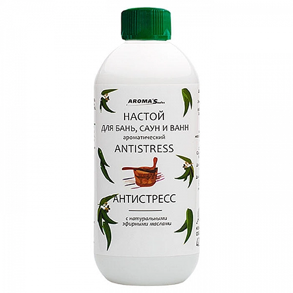 Настой ароматический Aroma Saules Антистресс для бань саун и ванн 400 мл