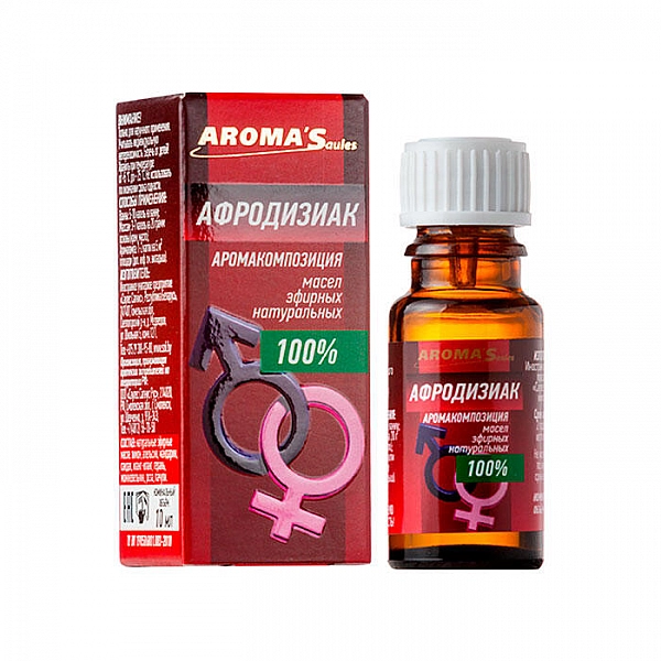 Аромакомпозиция масел эфирных натуральных Aroma Saules Афродизиак 10 мл