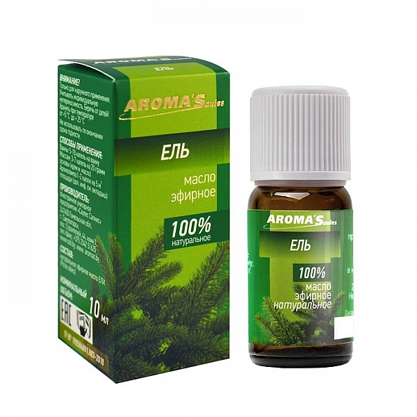 Масло эфирное Aroma Saules Ель 10 мл