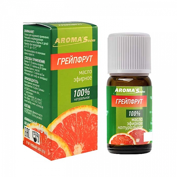 Масло эфирное Aroma Saules Грейпфрут 10 мл