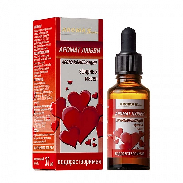 Аромакомпозиция масел эфирных Aroma Saules Аромат Любви 30 мл