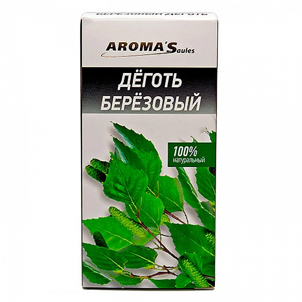 Деготь березовый Aroma Saules косметический 50 мл