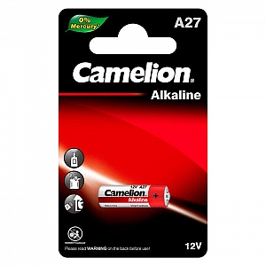 Батарейка Camelion A27-BP1 Mercury Free (без ртути) 1 шт