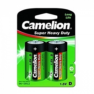 Батарейка Camelion R20P-BP2G 1671 1.5В R20 BL-2 2 шт