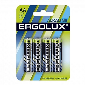 Батарейка Ergolux Alkaline LR6 BL-4 11748 1.5В 4 шт