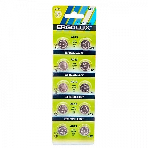 Батарейка для часов Ergolux AG13 BL-10 14324