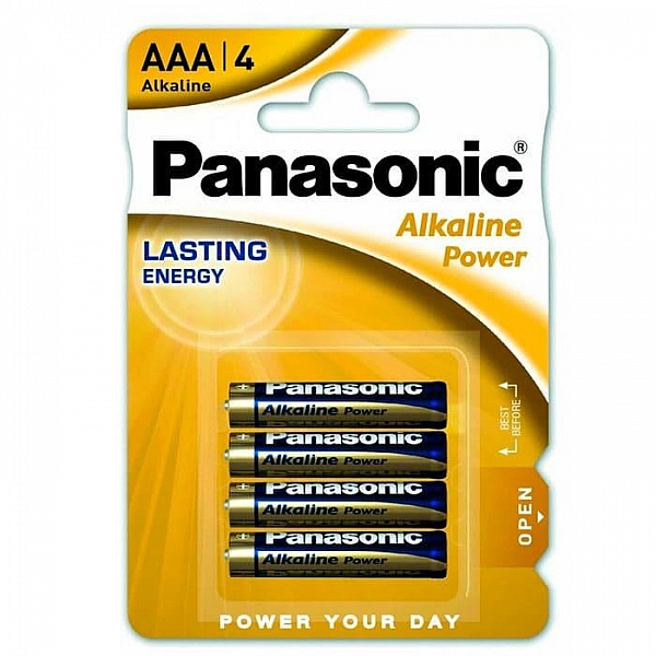 Батарейка Panasonic LR03/Bl.4 ААА алкалиновая 4 шт