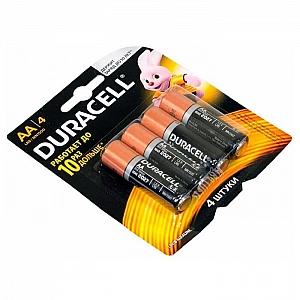 Батарейка Duracell LR6 АА 4BP 4 шт. Изображение - 1
