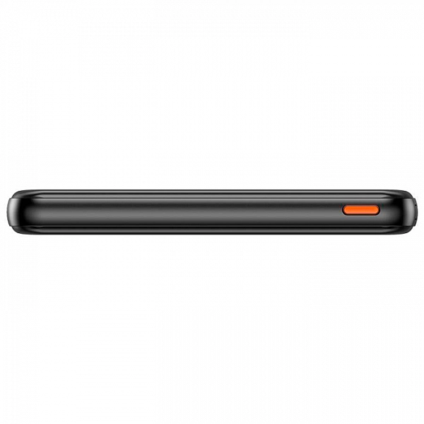 Внешний аккумулятор Monogramma Universal 10 000 mAh черный c логотипом Гемма
