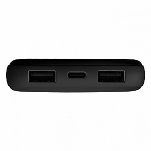 Внешний аккумулятор Monogramma Universal 10 000 mAh черный c логотипом Гемма. Изображение - 2