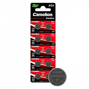Батарейка Camelion 12812 AG4-BP10 Mercury Free без ртути 10 шт